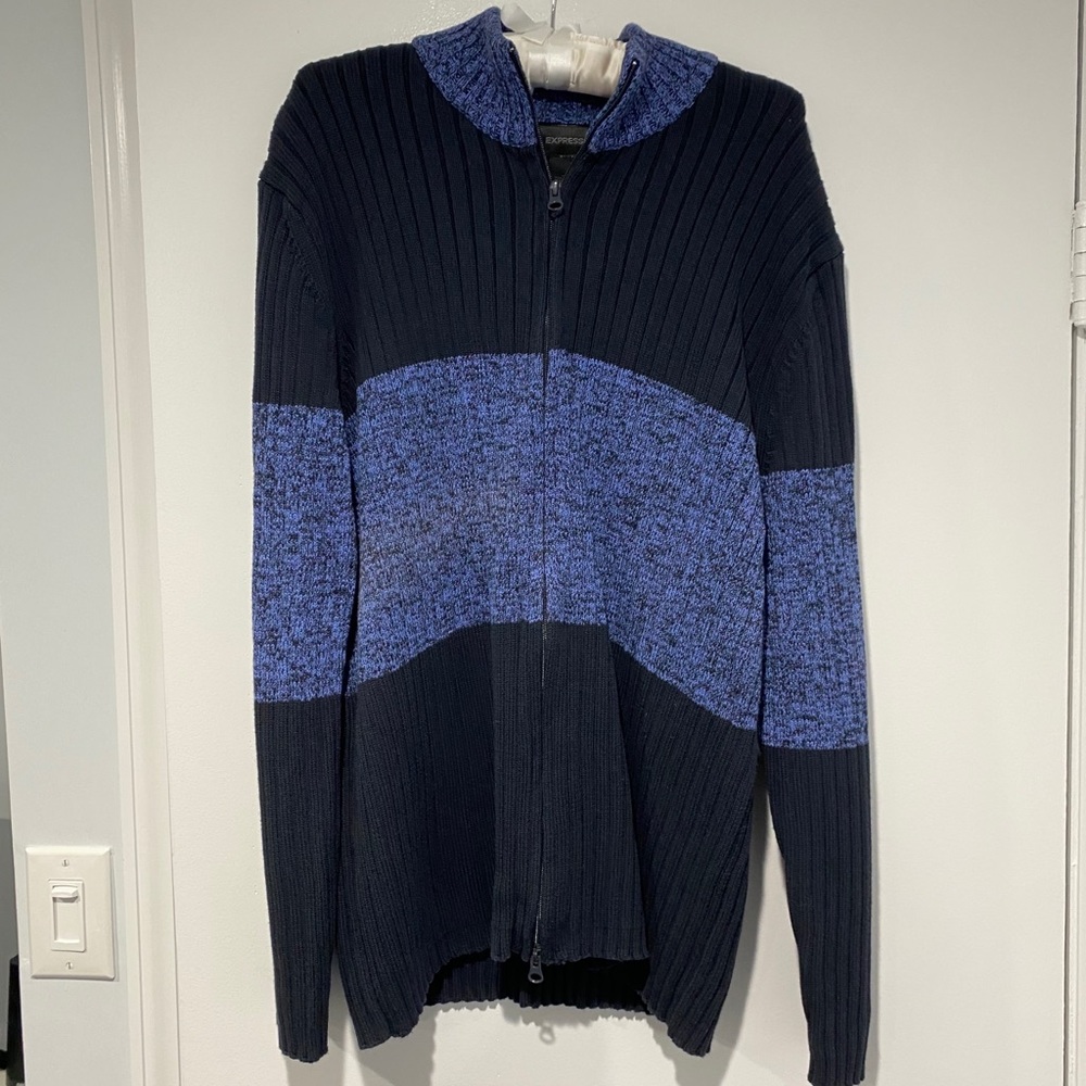 Express zip up sweater